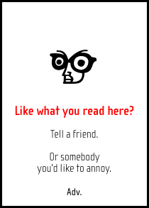   Like what you read here?  Tell