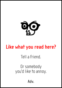   Like what you read here?  Tell