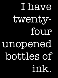 I have twenty-four unopened bottles of